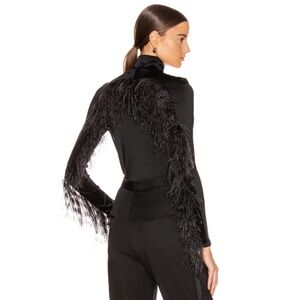 PROENZA SCHOULER Long Sleeve Feathers Top